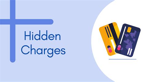 Hidden fees and charges